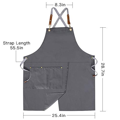 Crossback Apron with Pockets x2