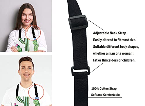 Cactus Adjustable Bib Apron