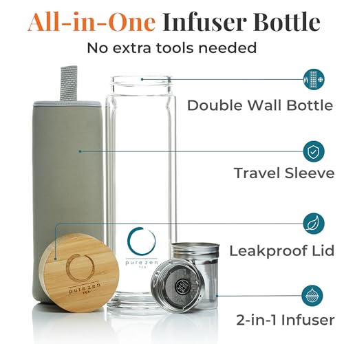 Glass Tea Infuser Bottle