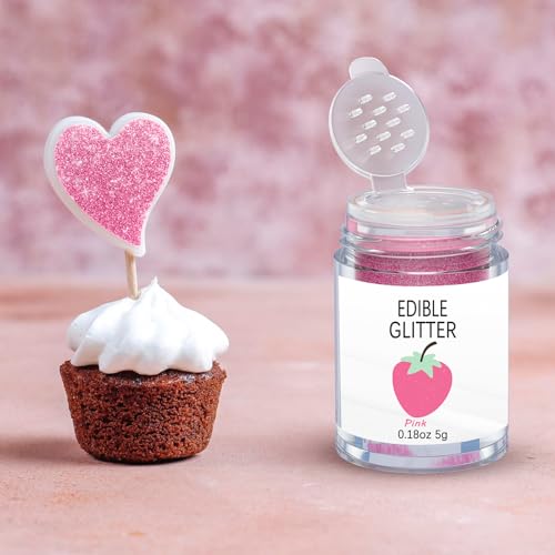 Pink Edible Glimmer Powder Glitter