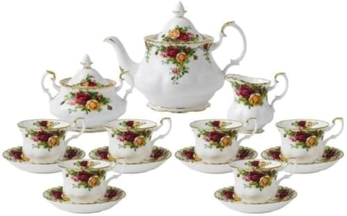 Old Country Roses 15 Piece Tea Set