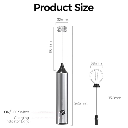 Rechargeable Milk Frother