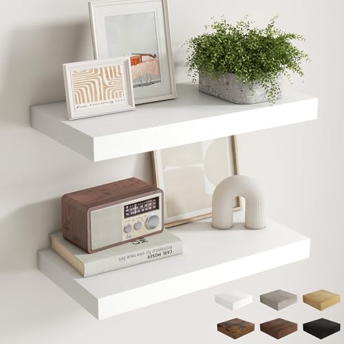 12 Inch Deep Floating Shelves for Wall (2 Count)