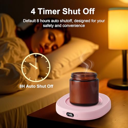 Smart Coffee Mug Warmer & Cute Cat Mug Set