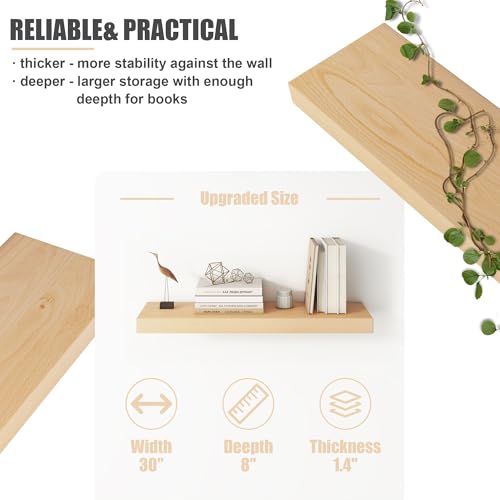Floating Shelves for Wall (2 Count)