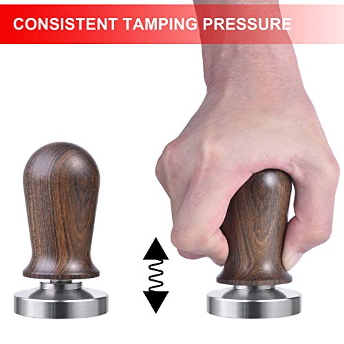 53mm Spring Loaded Espresso Tamper Fits Breville 54mm Portafilters
