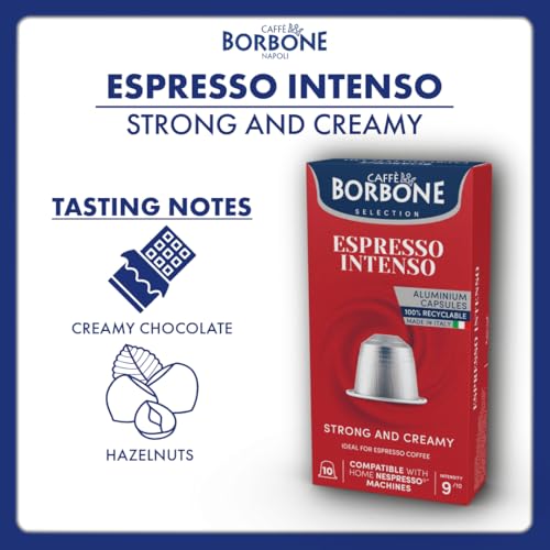 Espresso Intenso Aluminum Capsules Compatible with Nespresso Original Machines (100 Count)
