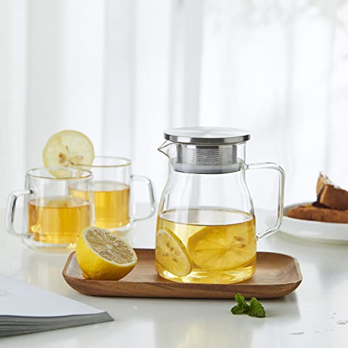 One Touch Glass Teapot