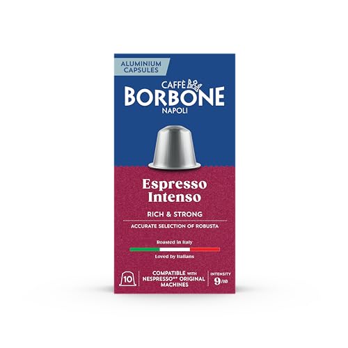 Espresso Intenso Aluminum Capsules Compatible with Nespresso Original Machines (50 Count)