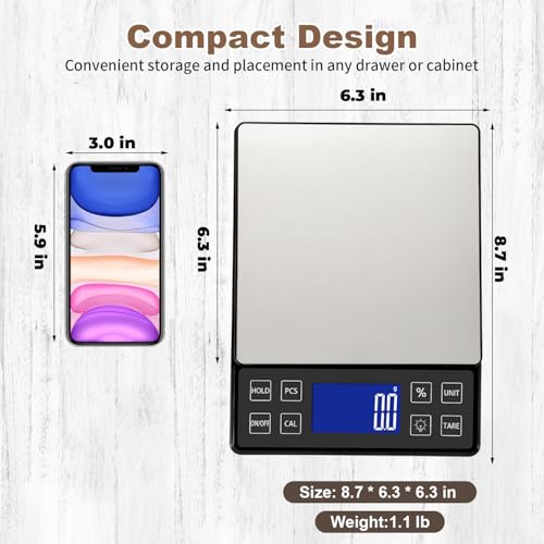 Digital Kitchen Scale with 0.1g