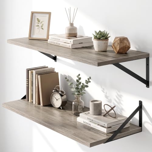 Wall Mounted Floating Shelves Set of 2 (2 Count)