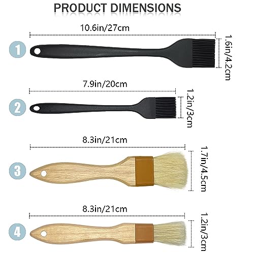 4 Pack Pastry Brush (4 Count)