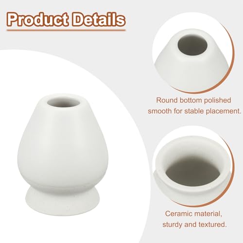 Ceramic Chasen Stand 70mm Matcha Whisk Holder Teas Set Whisks Stand Traditional Matcha Tea Chasen Holder Tea Set Accessories for Tea Tasting