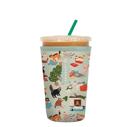 JavaSok Iced Coffee & Cold Soda Insulated Neoprene Cup Sleeve