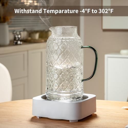 Glass Pitcher with Lid (2 Count)