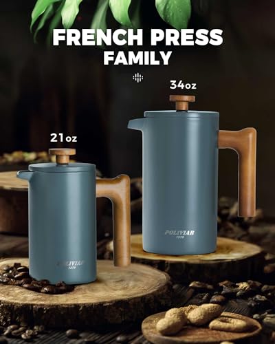 POLIVIAR French Press Coffee Maker