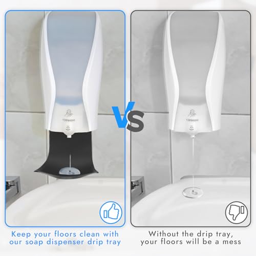 5PCS Dispenser Drip Tray Wall Mount Soap Dispenser Bracket