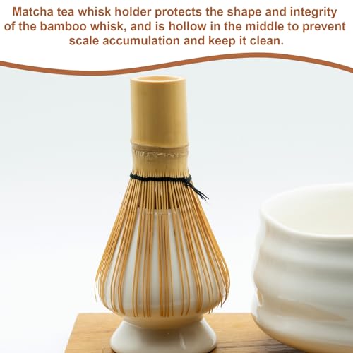 Ceramic Chasen Stand 70mm Matcha Whisk Holder Teas Set Whisks Stand Traditional Matcha Tea Chasen Holder Tea Set Accessories for Tea Tasting
