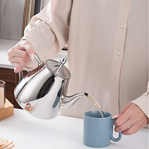 Stainless Steel Teapot with Infuser 2000ml