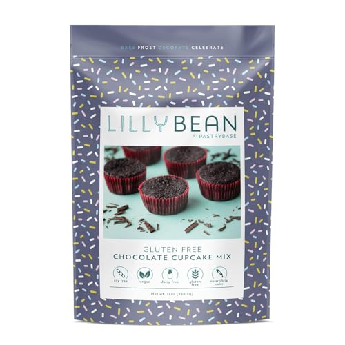 Gluten Free Chocolate Cupcake Mix with No Artificial Colors (13 Ounce)