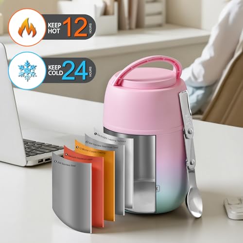 17 oz Insulated Lunch Containers Hot Food Jar