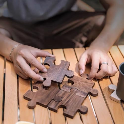 Wood Coasters Table Walnut Coaster Set of 4 Wooden Coaster Set (4 Count)