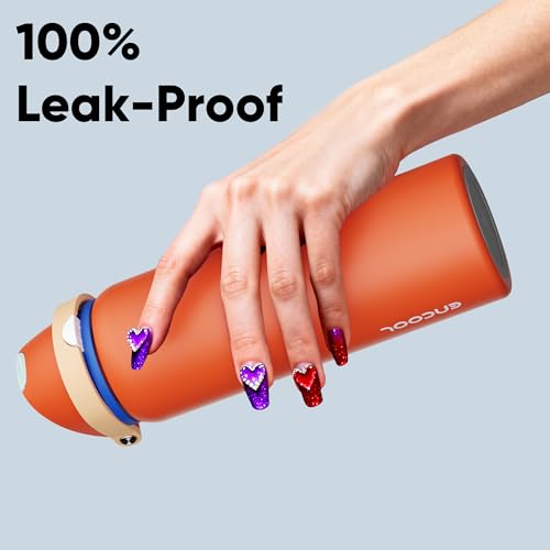 Insulated Water Bottle with Straw