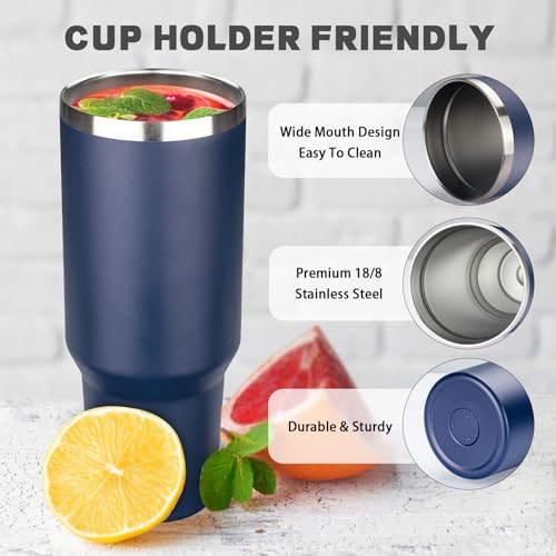 40 oz Tumbler with Lids and Straws