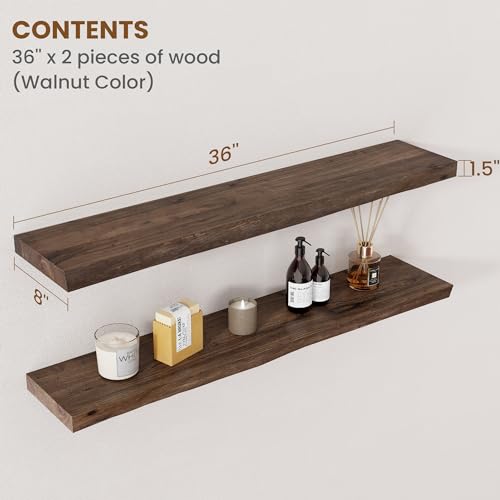 Floating Shelves for Wall Decor (2 Shelves)