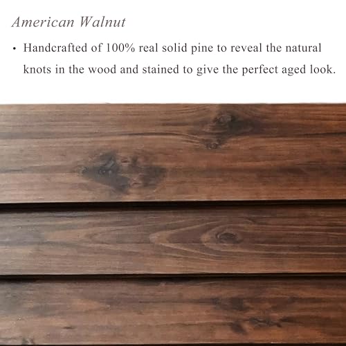 Industrial Pipe Wall Shelves Pipe Shelving with Real Wood Plank 48 Inches