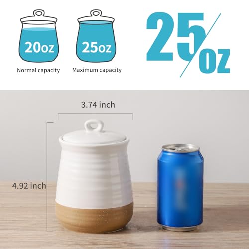 Ceramic Food Storage Jars (3 Count)