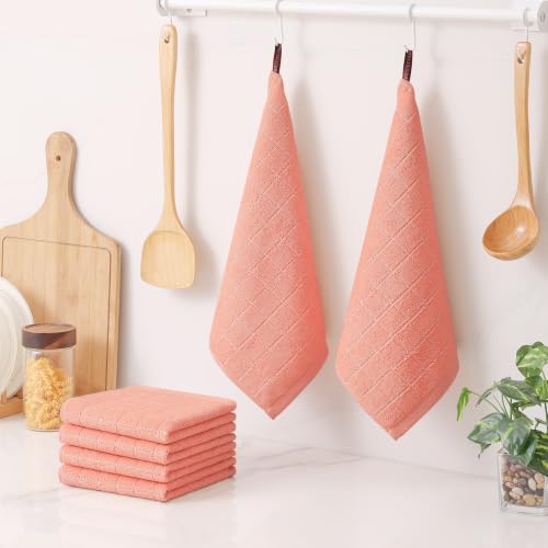 100% Cotton Terry Kitchen Dish Cloths (6 Count)