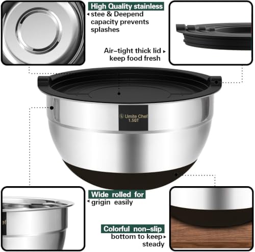 Mixing Bowls with Airtight Lids