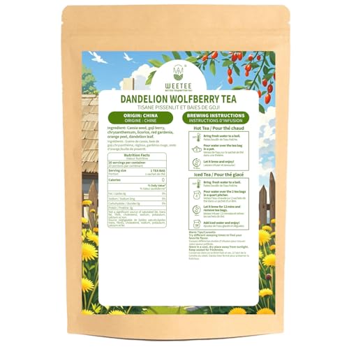 Dandelion Wolfberry Tea Bags 200g 60 (20 Count)