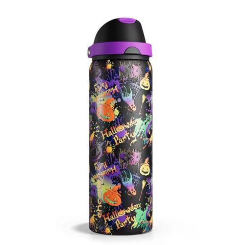 Insulated Water Bottle with Straw