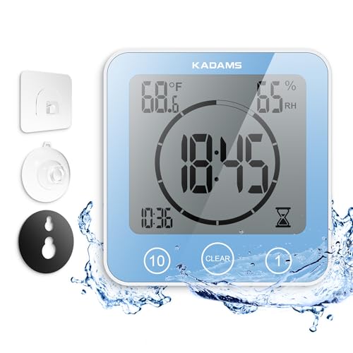Shower Clock Waterproof Bathroom Timer