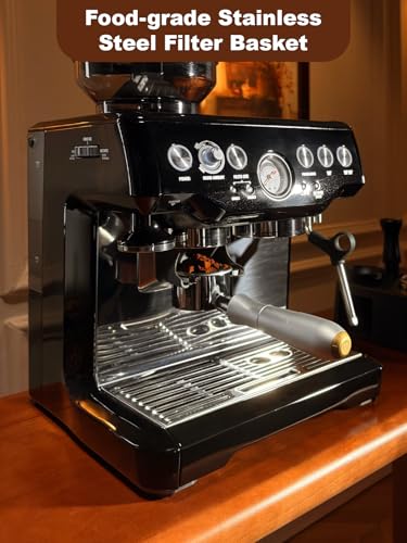 54mm Bottomless Portafilter with Anodized Aluminum Handle for Breville Barista Express