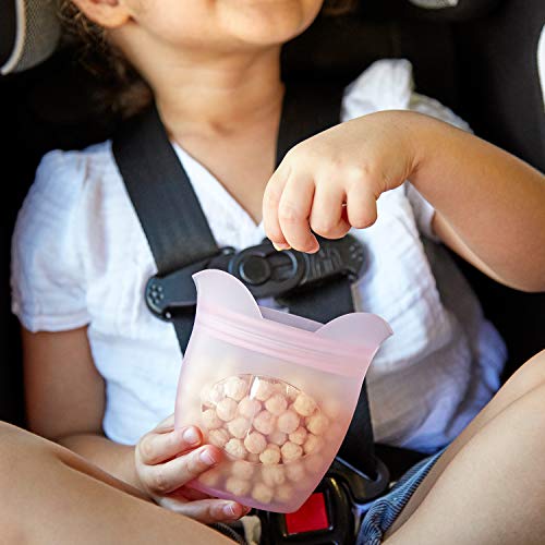 Reusable 100% Silicone Baby + Kid Snack Containers