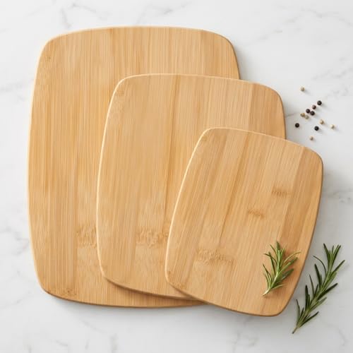 Bamboo Cutting Board Set for Kitchen (3 Count)