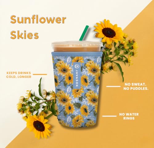 JavaSok Iced Coffee & Cold Soda Insulated Neoprene Cup Sleeve