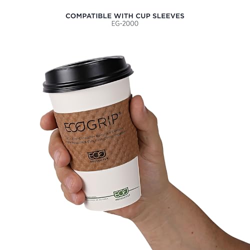 GreenStripe Disposable Paper Hot Cups (50 Count)