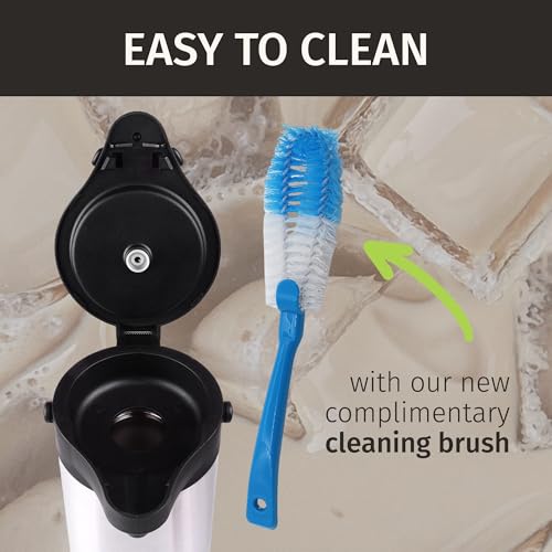 Coffee Carafe Airpot & Cleaning Brush 102oz