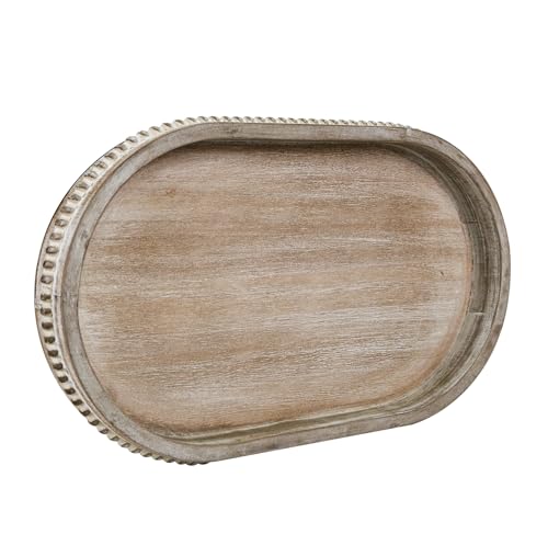 Oval Decorative Wooden Tray