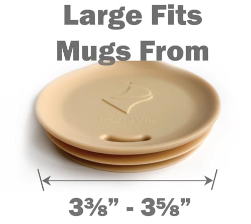 Reusable Silicone Lid for Coffee Cups and Mugs