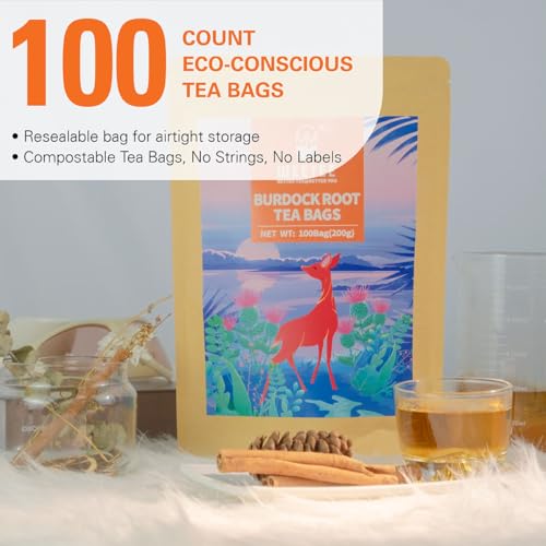 Burdock Root Tea Bags 100 Count