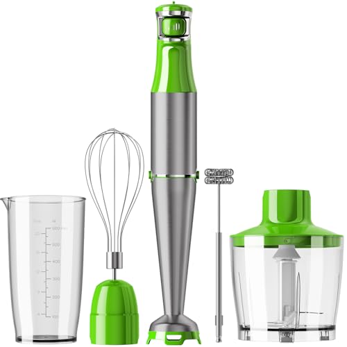 Immersion Blender Handheld Corded Hand Blenders Set 1100W