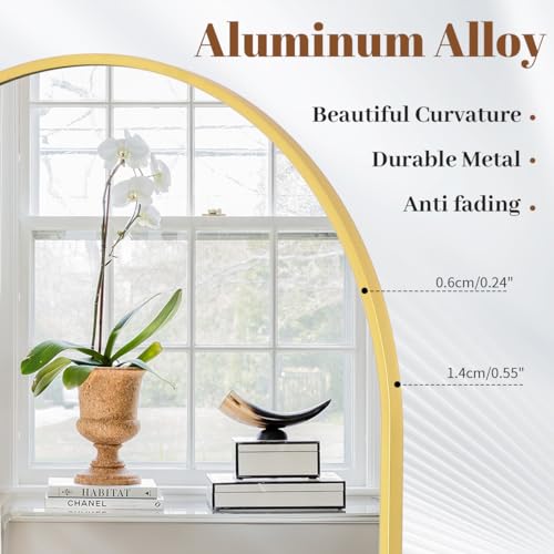16 x 59 inch Arched Full Length Mirror