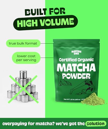 Certified Organic Matcha Green Tea Powder (160 Ounce)