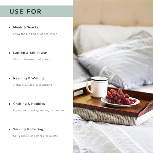 Wood Lap Tray