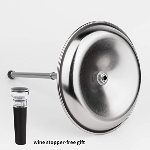 Wine Decanter Drying Stand with Silicone Head to Prevent Scratches